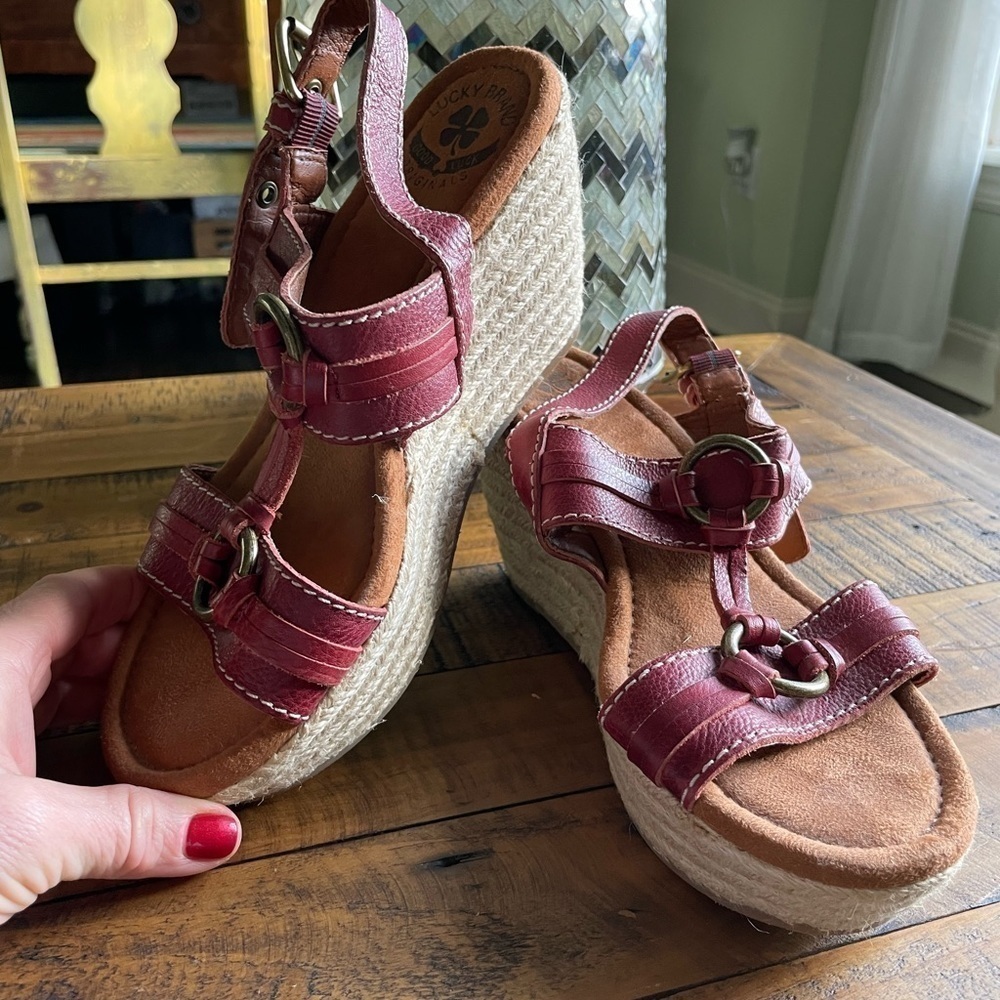 Women’s Lucky wedge sandals - Picture 5 of 14